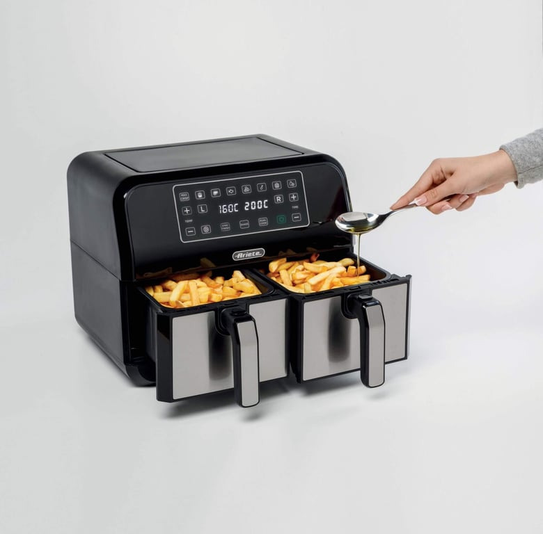 Friteuse Airy Fryer Dual Metal Ariete 4624 - vue 2