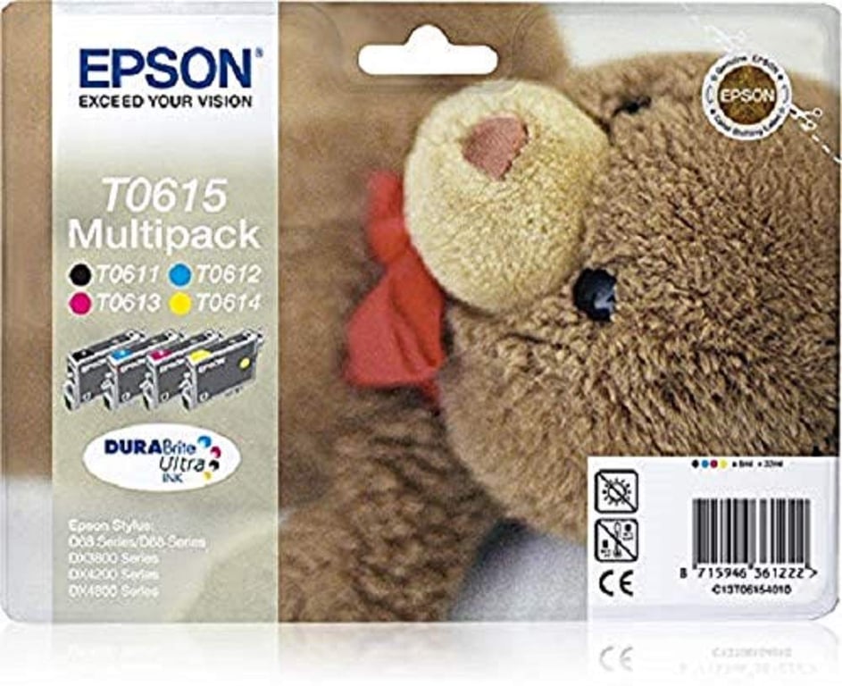 Pack de Cartouche d'encre Epson Ourson 4 couleurs - vue 2