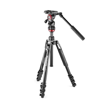 Manfrotto MVKBFRL-LIVE tripode Digitales / cámaras de película 3 pata(s) Negro, Plata