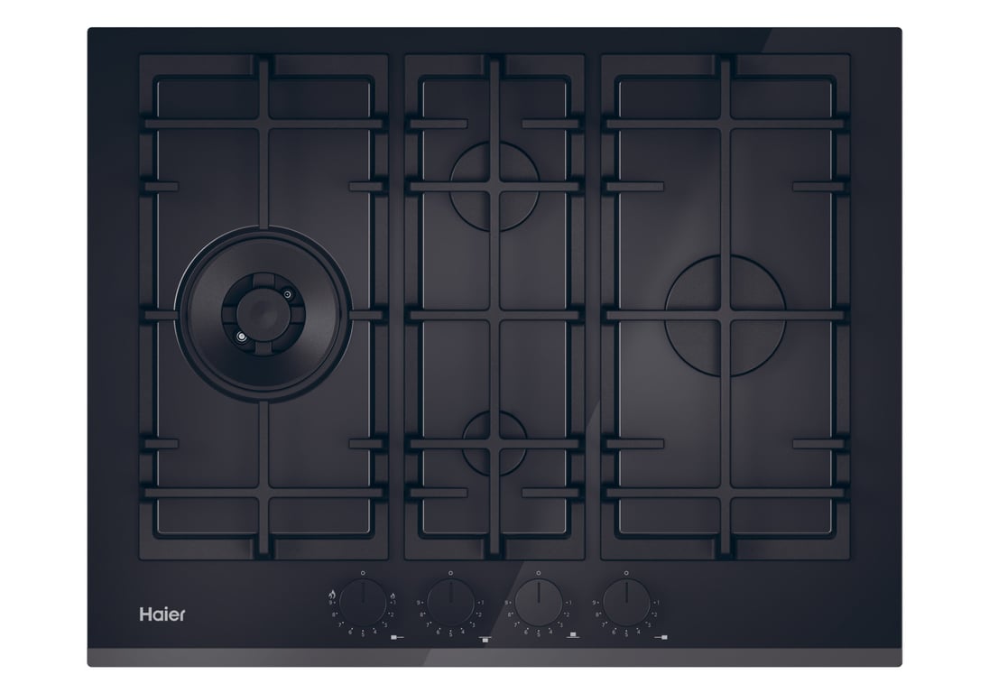 Haier Series 6 HAVG5D4TB Intégré 65 cm Gaz 4 zone Neuf
