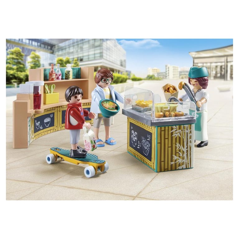 PLAYMOBIL 71538 Stand de restauration rapide My Life 54 pièces Dès - vue 3