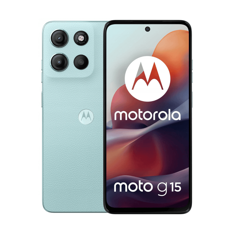 Motorola moto g15 (4G) 512 Go, Bleu clair - Neuf