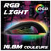 Souris Gaming Otaku M02 7200DPI Rétroéclairage LED RGB - Capteur Optique de 1200 à 7200 DPI - 6 Boutons - Confortable et Légère - Compatible PC/PS4/PS5