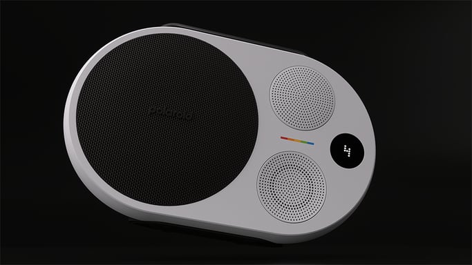 Polaroid PLRMUSICP49093BLK altoparlante portatile e per feste Nero, Bianco