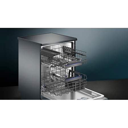 Lave-vaisselle pose libre Siemens iQ300 SN23EC03ME 14 couverts B Noir anti-traces - Neuf
