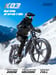 Bicicletta elettrica KIMDYMA K03 a doppio motore, sospensioni complete, batteria 48V 20Ah - gialla