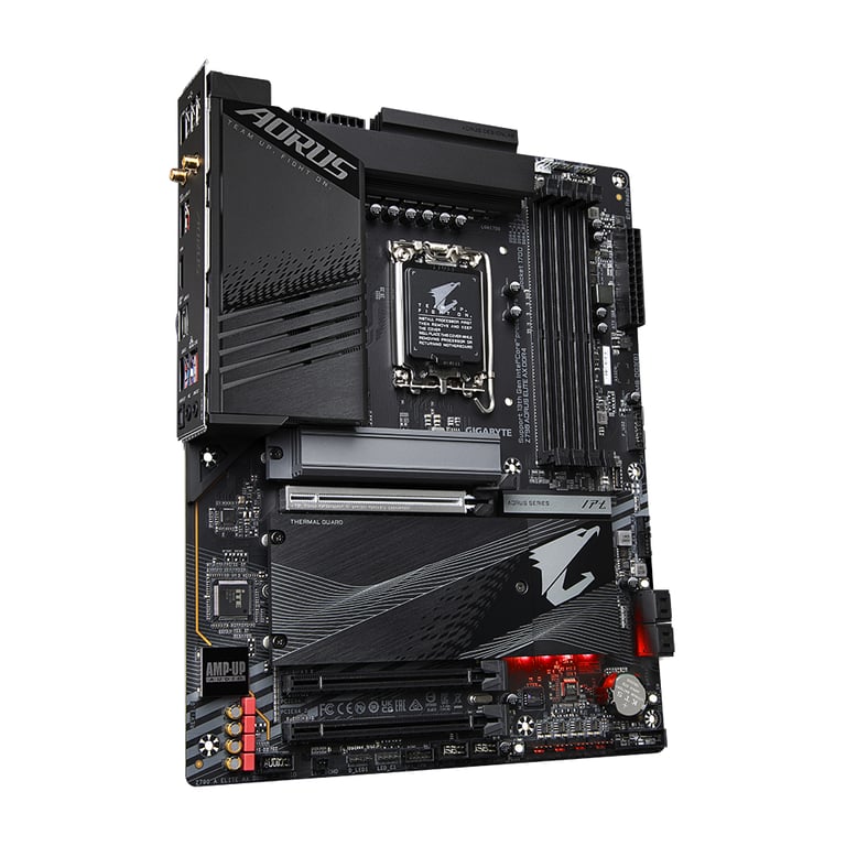 GIGABYTE Z790 AORUS ELITE AX DDR4 carte mère Intel Z790 LGA 1700 ATX Neuf - vue 3