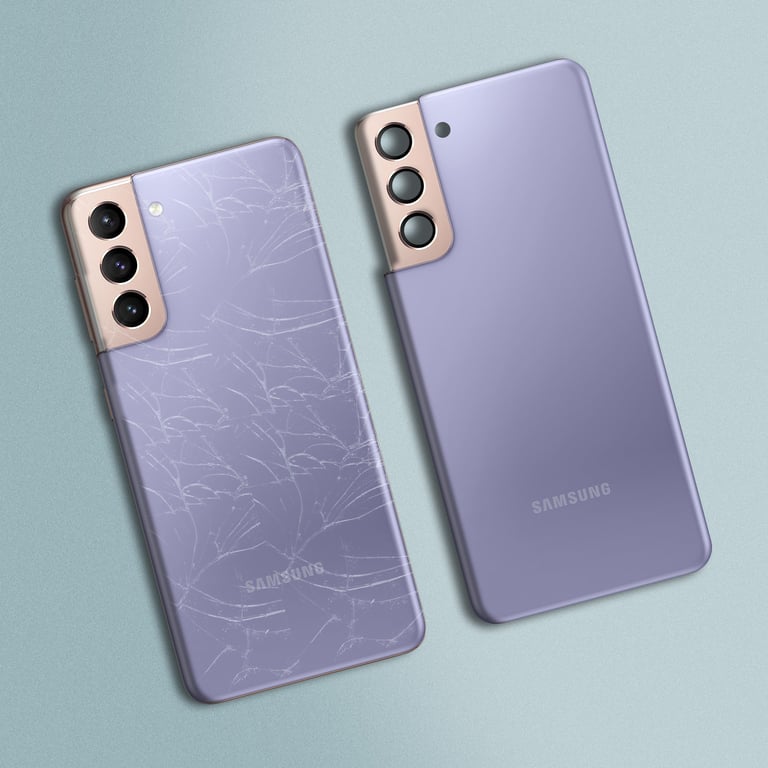 Cache Batterie Samsung S21 Façade Arrière Originale Samsung fantôme Neuf - vue 4