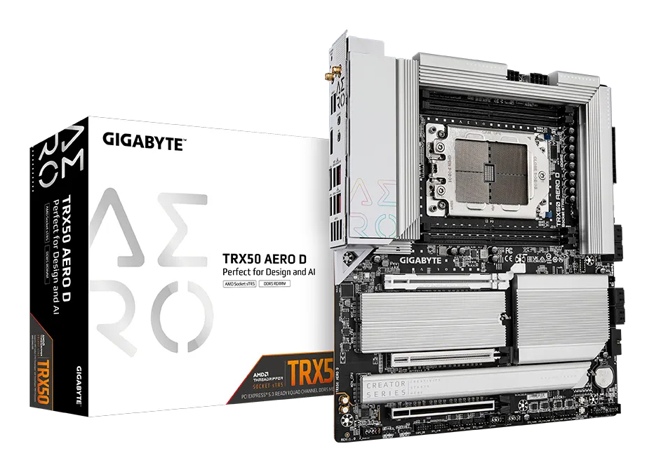 Gigabyte TRX50 AERO D - vue 2