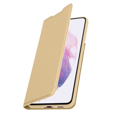 Housse Galaxy S21 Plus Étui Porte-carte Fonction Support Vidéo Dux Ducis doré