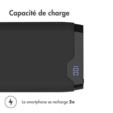 imoshion Batterie externe - 6000 mAh - Quick Charge - Noir