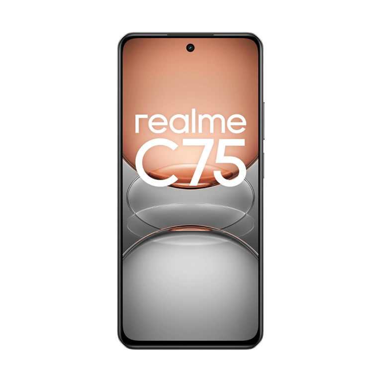 Realme C75 (4G) 128 Go, Noir - Neuf