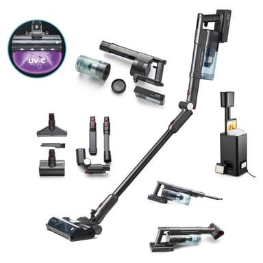 Clean Air Optima - Aspirateur Vertica Dock Purifloor avec stérilisation par UV-C