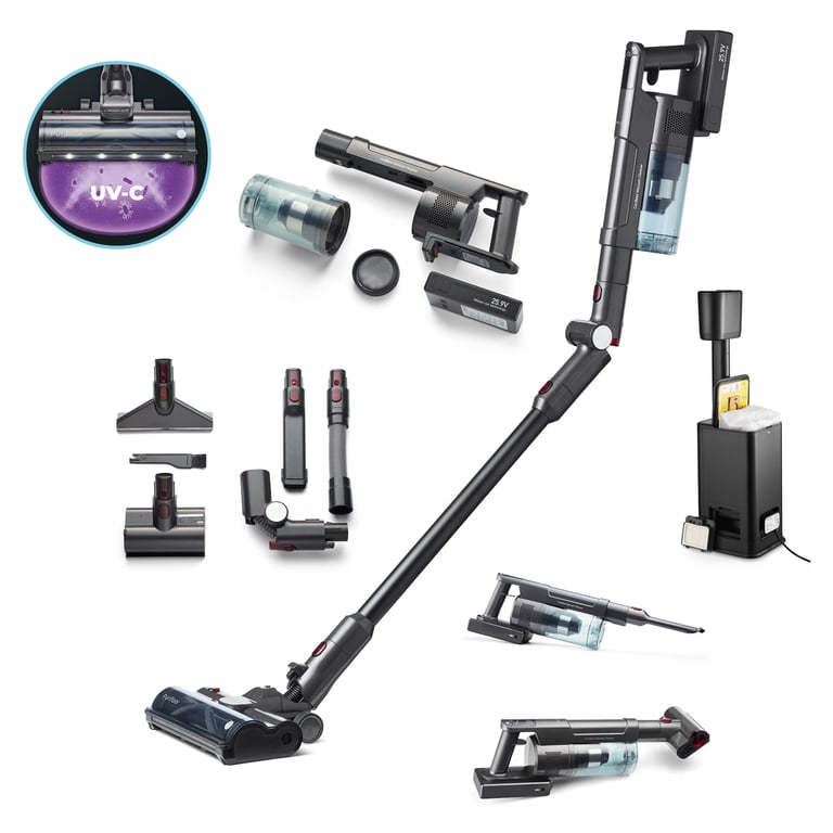 Clean Air Optima - Aspirateur Vertica Dock Purifloor avec stérilisation par UV-C - Neuf
