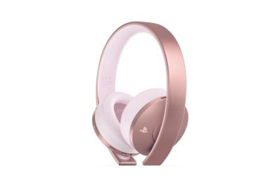 Sony Gold Wireless Headset Auriculares Inalámbrico y alámbrico Diadema Juego Oro rosa