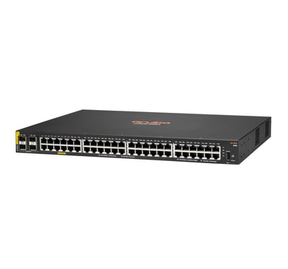 SWITCH HPE JL675A ARUBA 6100 48 PORTE 10/100/1000 POE (370W)  4X 1GB/10GB SFP GAR A VITA