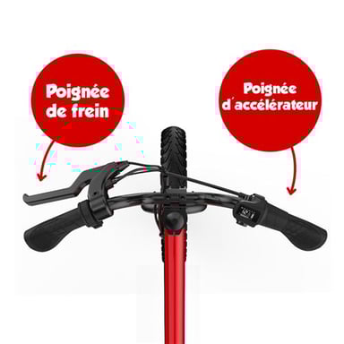 Patinete eléctrico Wispeed WIKIDS Rojo 14'' 100W