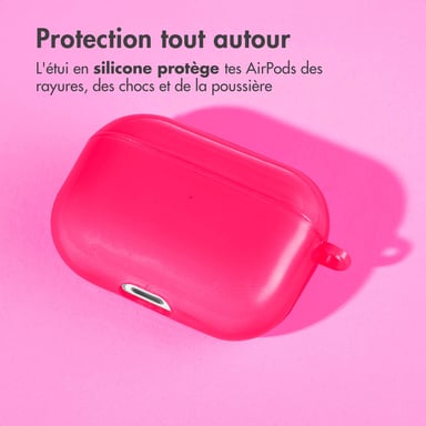 imoshion Coque Néon pour Apple AirPods Pro - Rose Fluo