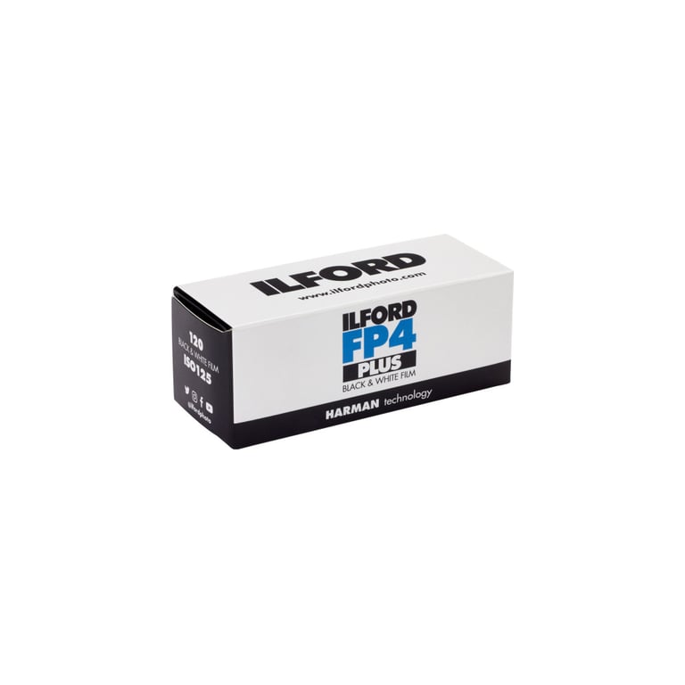 Consommable argentique ILFORD PACK 10 FP 4 PLUS 120 FILMS
