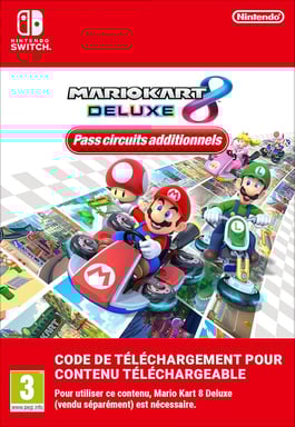 Mario Kart 8 Deluxe  Pass circuits additionnels  DLC SWITCH [Code de téléchargement]
