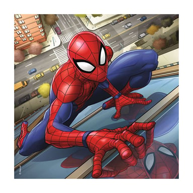 Coffret de Puzzles Spider-Man : 3 Puzzles de 49 Pièces avec Posters - Neuf