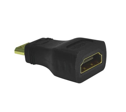 Adaptador de mini HDMI a HDMI hembra