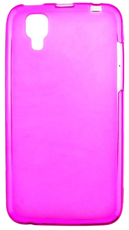 Coque silicone unie compatible Givré Rose Wiko Sunset