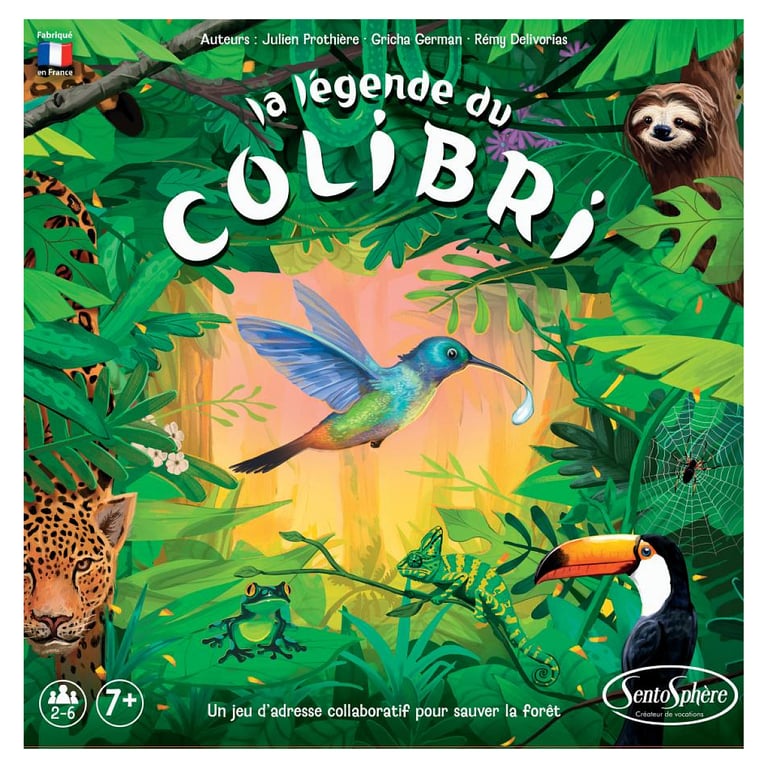 Jeu Familial Sentosphère La Légende Du Colibri – Aventure Coopérative À Partir De 7 Ans