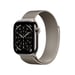 Watch Series 11 (2025) GPS + Cellulaire Boitier de 42mm en Titane Naturel avec bracelet milanais, Titane Naturel