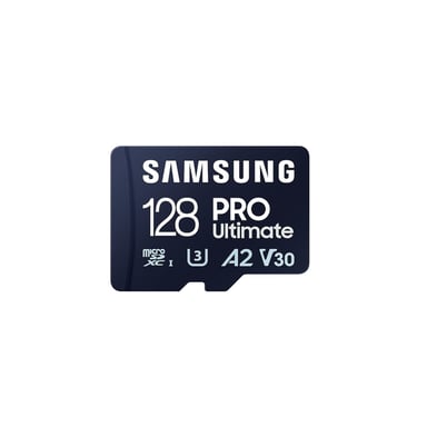 CARTE MEMOIRE SAMSUNG 128 Go MICRO-SD PRO Ultimate avec lecteur USB Classe 10 /  MB-MY128SB/WW