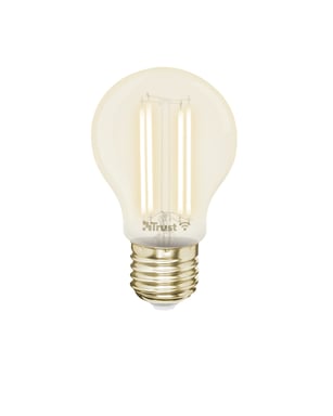 Trust 71287 illuminazione intelligente Lampadina intelligente Wi-Fi Metallica, Trasparente