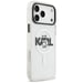 Karl Lagerfeld IML Choupette Sketch Logo Custodia MagSafe per iPhone 17 Pro Max trasparente