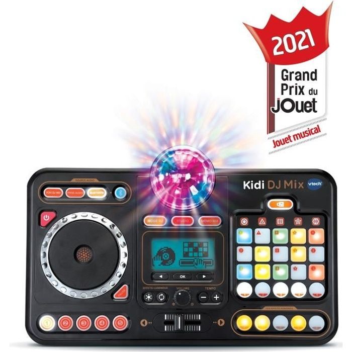 Platine Kidi DJ Mix de Studio Vtech - Enregistrement et mixage de musique intuitifs avec Launchpad - Neuf