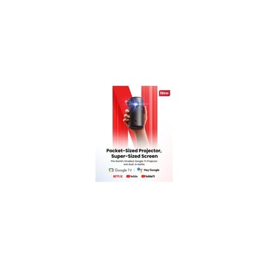 Anker Nebula Capsule 3 Projecteur à focale standard 200 ANSI lumens DLP 1080p (1920x1080) Noir, Rouge