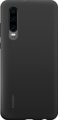 Coque rigide finition soft touch noire pour Huawei P30