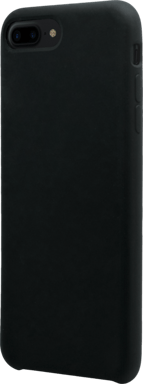 (Edition spéciale) Coque en gel de silicone doux pour Apple iPhone 7/8 Plus, Noir satin