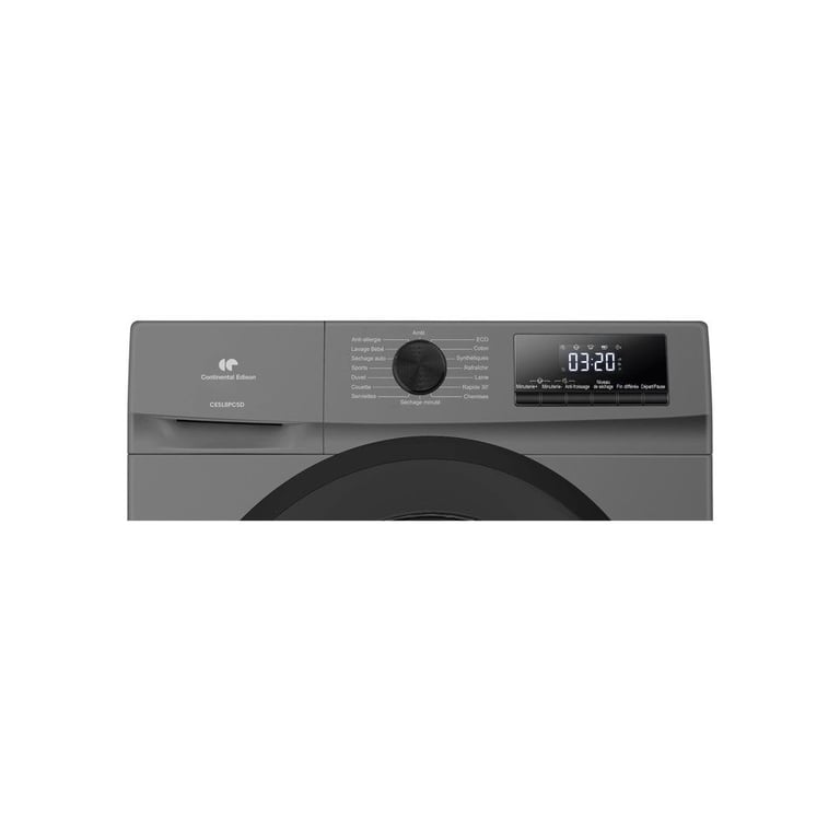 Sèche linge pompe à chaleur CONTINENTAL EDISON CESL8PCSD 8 kg L60cm Classe D - vue 4