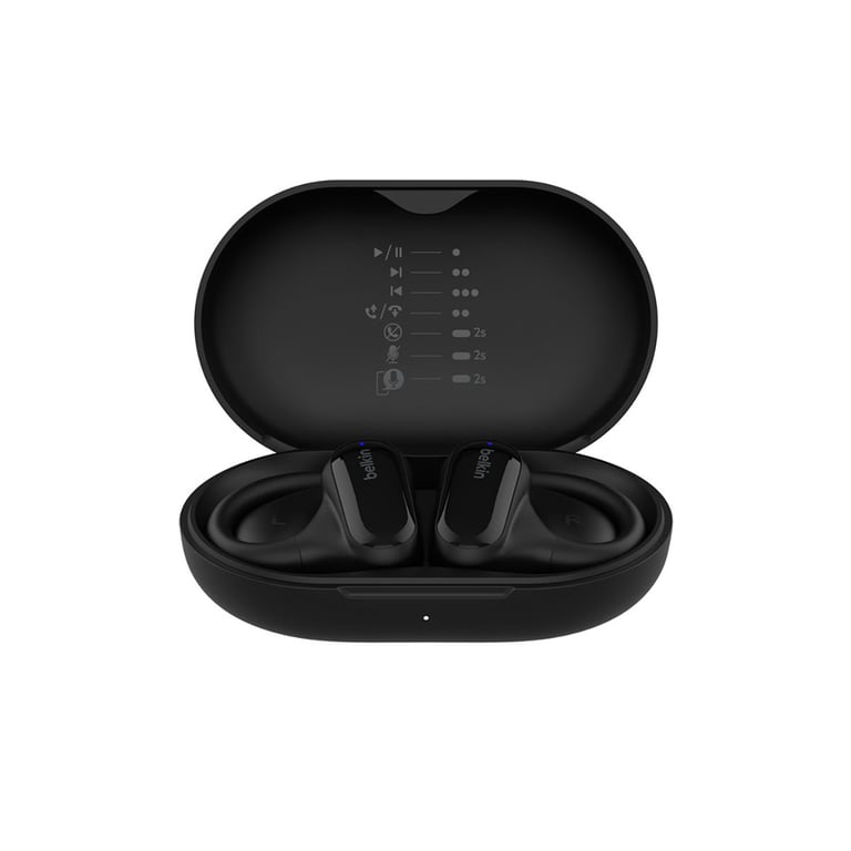 Écouteurs True Wireless Sport pour Oreilles Libres Soundform Clearfit Noir - Neuf