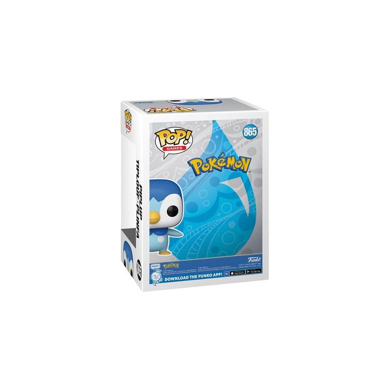 Funko Piplup EMEA 9 cm Pokémon - vue 4