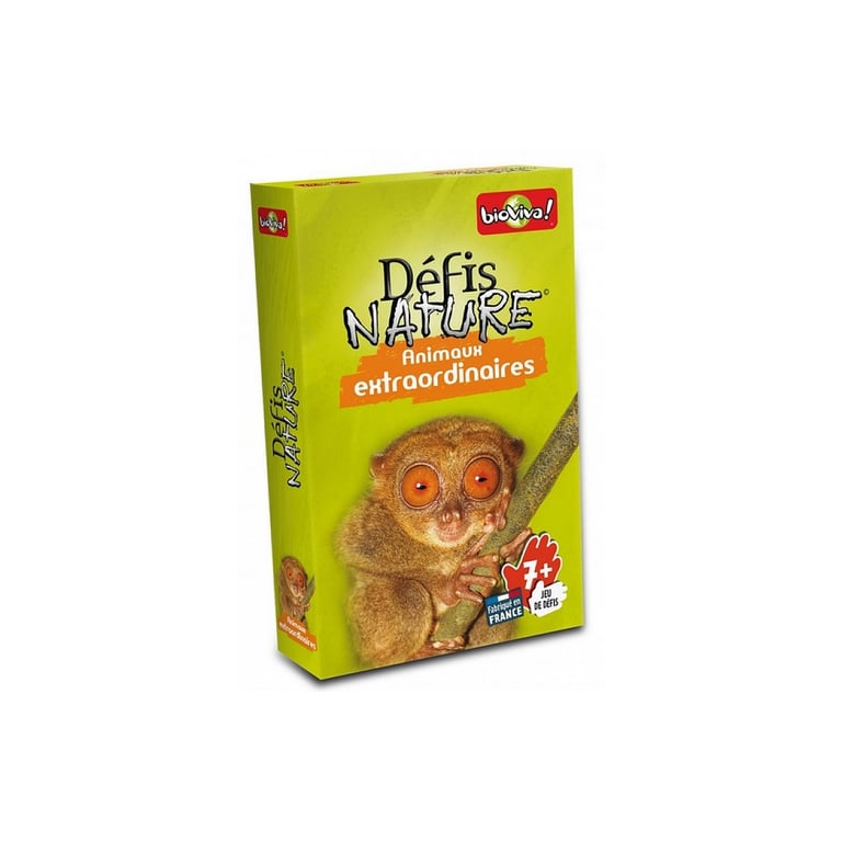 Jeu de Cartes Bioviva Défis Nature Animaux Extraordinaires – Jeu de 2 à 6 Joueurs - vue 1