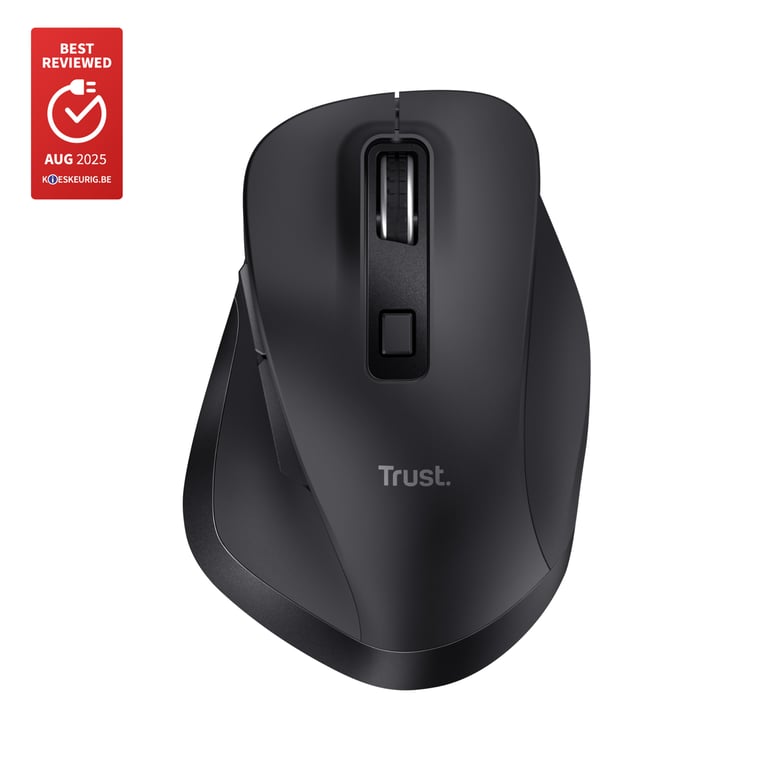 Souris Trust Fyda – Droitier, Optique, RF sans fil + Bluetooth, 2400 DPI - vue 2