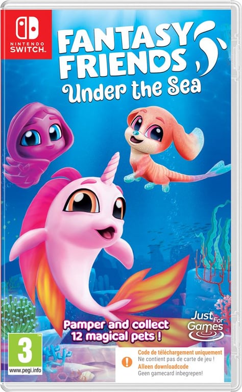 Fantasy Friends: Sous 'océan Code in a box Nintendo Switch