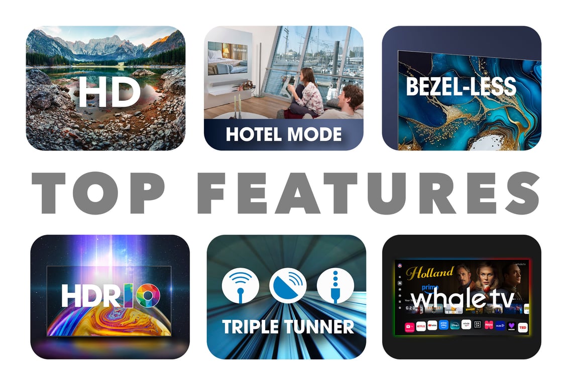 Smart Tech 32HH01K TV 32 HD Smart TV Wifi 180 cdm² - vue 4