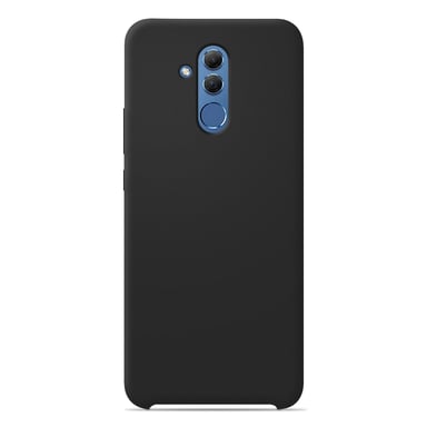 Coque silicone unie Soft Touch Noir compatible Huawei Mate 20 Lite