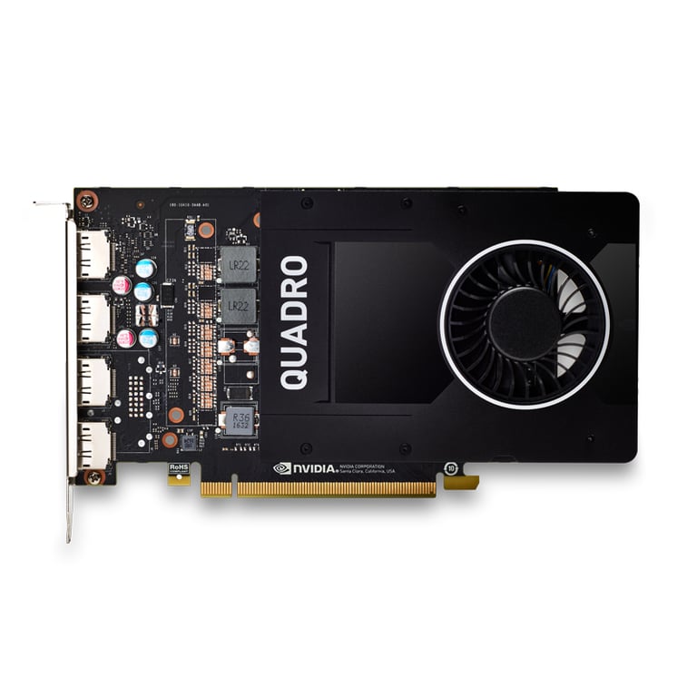 PNY NVIDIA Quadro P2200 5GB 5 Go GDDR5X Neuf - vue 3