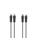 Cable alargador de audio, 2 conectores RCA macho - 2 conectores RCA hembra, 1,5 m