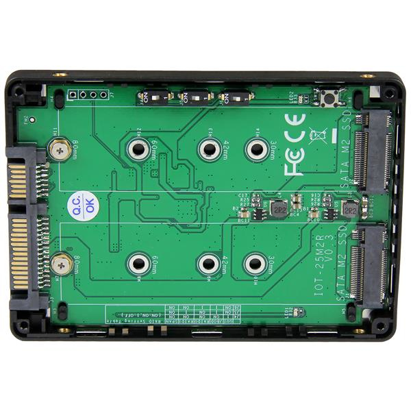 Startech.com Blanc Adaptateur 2X Ssd M.2 Ngff Vers Sata 2,5 Avec Raid - Neuf - Image 3