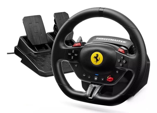 Thrustmaster T98-P FERRARI 296 GTB Noir Volant + pédales PC, PlayStation 4, PlayStation 5