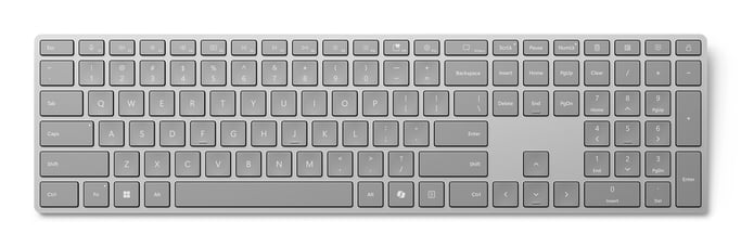 Microsoft Surface Keyboard (2a edizione) tastiera Bluetooth per la casa/ufficio grigio francese