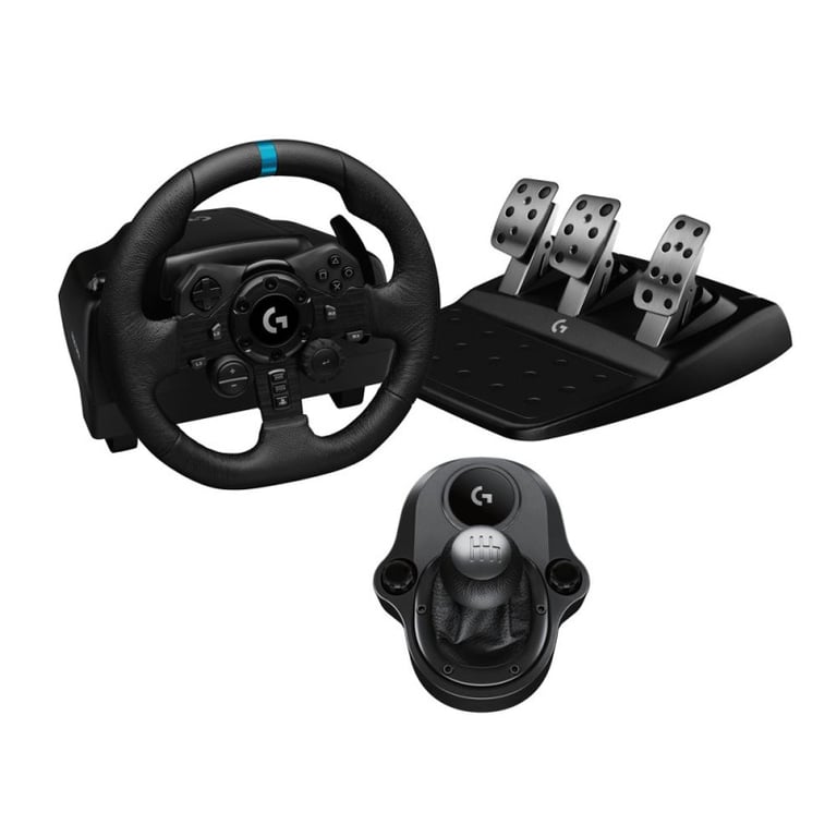 Ensemble Logitech G923 SE Racing volant et pédalier de course G923 pour PS5 PS4 et PC + levier de vitesse Driving Force